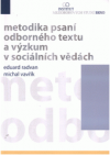 Metodika psaní odborného textu a výzkum v sociálních vědách