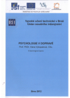 Psychologie v dopravě