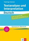Training intensiv Textanalyse und Interpretation Deutsch