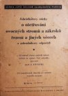 Zahrádkářovy otázky o ošetřování ovocných stromů a zákrsků řezem a jiných věcech a zahradníkovy odpovědi