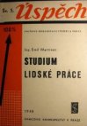 Studium lidské práce