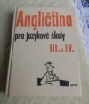 Angličtina pro jazykové školy.