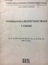Toxikologie a bezpečnost práce v chemii