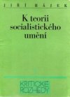 K teorii socialistického umění