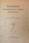 Prameny soukromého práva římského