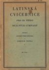 Latinská cvičebnice pro III. třídu reálných gymnasií