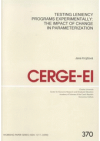 Testing leniency programs experimentally: the impact of change in parameterization