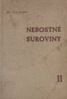 Nerostné suroviny, jejich vznik, naleziště a vyhledávání