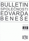 Bulletin Společnosti Edvarda Beneše.