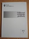 Odborné včelařské překlady 2014 1