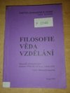 Filosofie, věda, vzdělání
