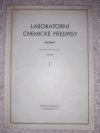 Laboratorní chemické předpisy