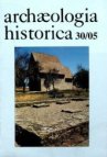 Archæologia historica 30/05