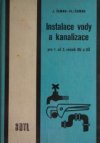 Instalace vody a kanalizace pro 1. až 3. ročník SOU