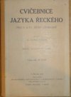 Cvičebnice jazyka řeckého pro V. a VI. třídu gymnasií