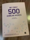 My First 500 Korean Words Book 1