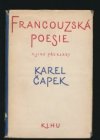 Francouzská poesie a jiné překlady Karla Čapka