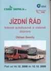 Jizdní řád ČSAD Semily 2008/2009