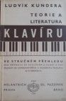 Teorie a literatura klavíru ve stručném přehledu