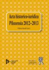 Acta historico-iuridica - Pilsnensia 2012-2013