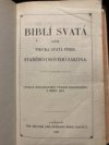 Biblí svatá aneb všecka svatá písma starého i nového zákona