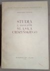 Studia z dziejów Ślaska Cieszyńskiego