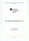 Krajinná rekreologie I.