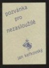 Pozvánka pro nezasloužilé