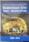 Modernizace trati Votice-Benešov u Prahy 2009-2013