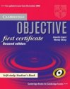 Objective first certificate