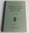 Sbírka úloh z matematiky pro IV-VIII.třídu středních škol