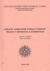 Základy operativně pátrací činnosti policie v definicích a schématech