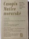 Časopis Matice moravské 