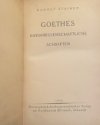 Goethes naturwissenschaftliche Schriften