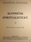 Slovníček spiritualistický