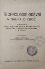 Technologie oděvní a nauka o zboží