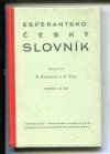 Esperantsko - český slovník