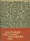 Kulturně politický kalendář 1966