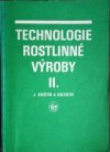 Technologie rostlinné výroby