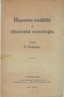 Husovo rodiště a jihočeská sociologie