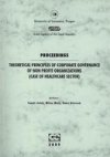 Theoretical principles of corporate governance of non profit organizations (case of healthcare sector)
