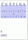 Čeština - univerzália a specifika 4