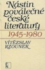 Nástin poválečné české literatury (1945-1980)