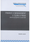 Finance a management v teorii a praxi
