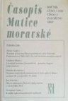 Časopis Matice moravské 2010/2