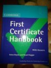 Cambridge First certificate handbook