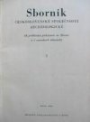 Sborník Československé společnosti archeologické při ČSAV.