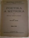 Poetika a metrika pro školy měšťanské