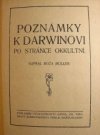 Poznámky k Darwinovi po stránce okkultní