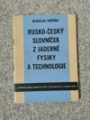 Rusko-český slovníček z jaderné fysiky a technologie